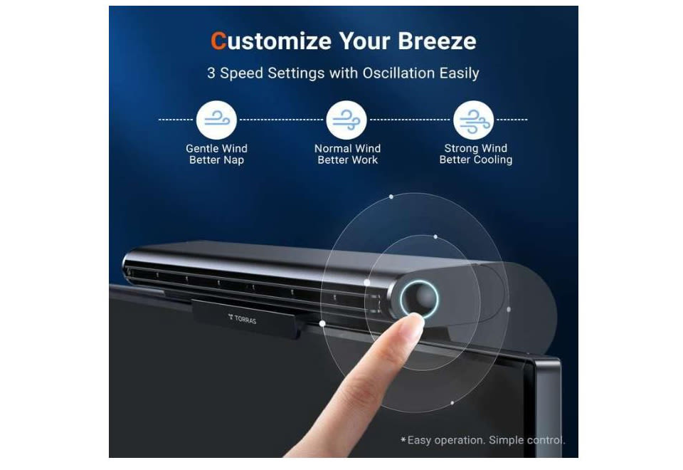 CoolFlow Pro: The Ultimate Computer Monitor Bladeless Fan