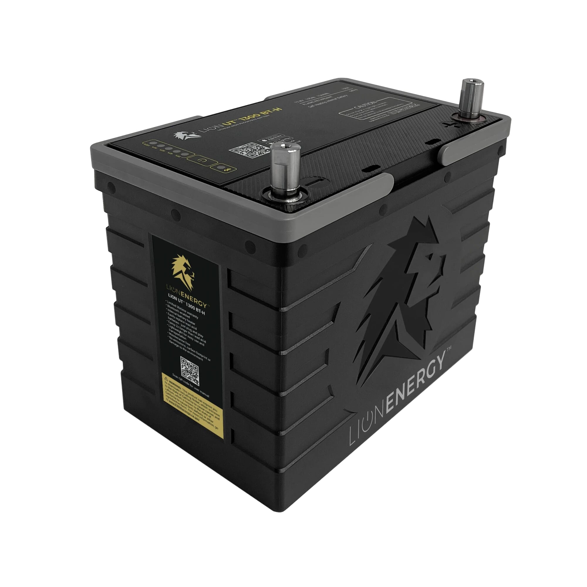 Lion Energy UT 1300 BT-H LiFePO4 Battery with Internal Heater - Your Powerhouse Solution