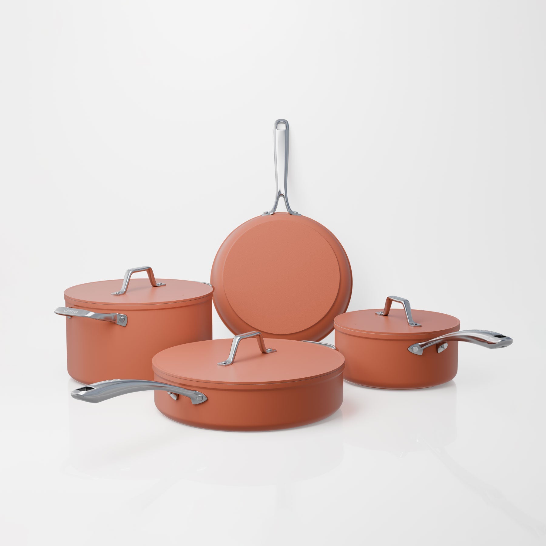 Ciarra Orangina 4-Piece Cookware Set - Elevate Your Cooking