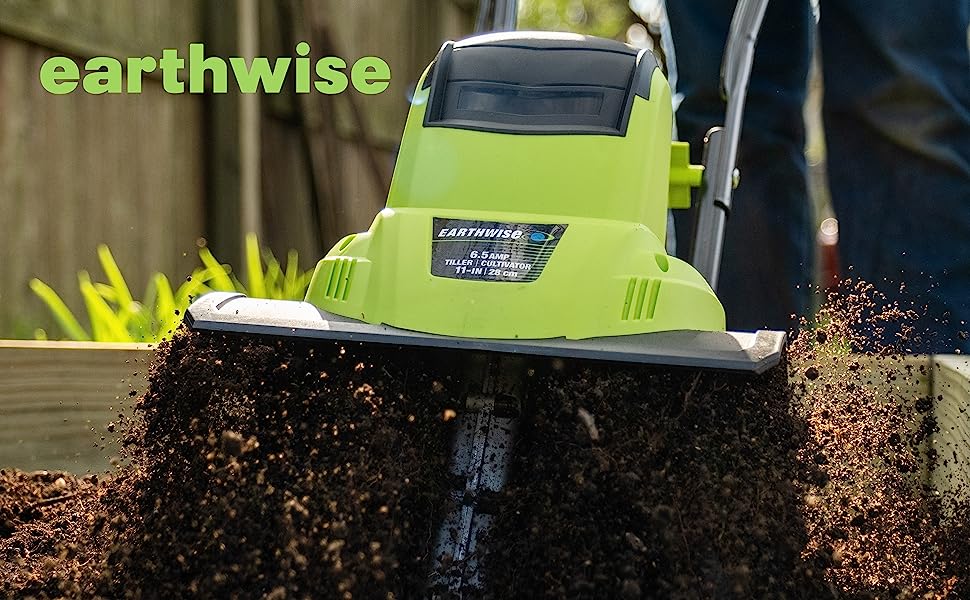 Earthwise 6.5A Corded Electric Garden Tiller - Your Gardening Powerhouse