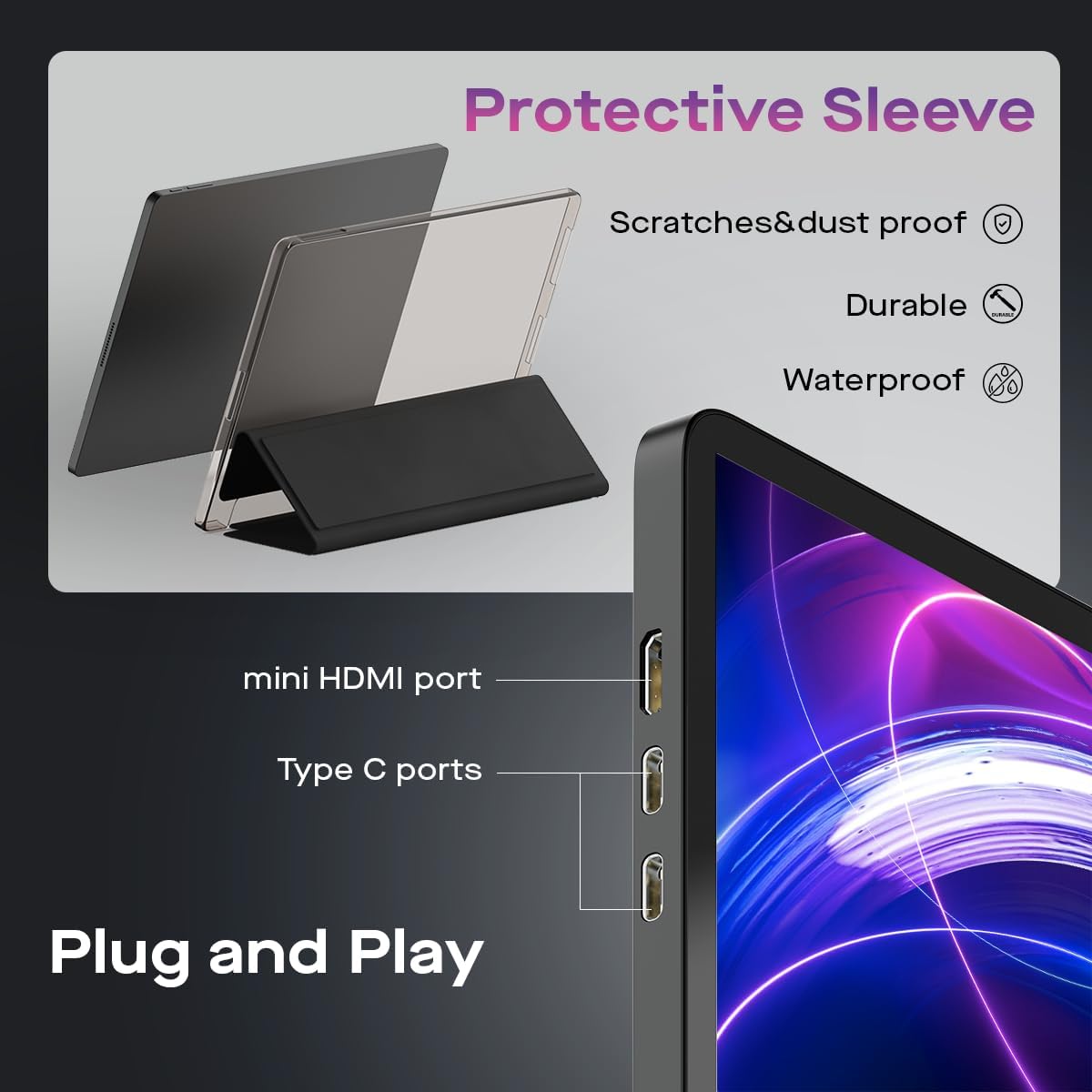 Mobile Pixels Glance Plus 15.6" HD OLED Portable Monitor