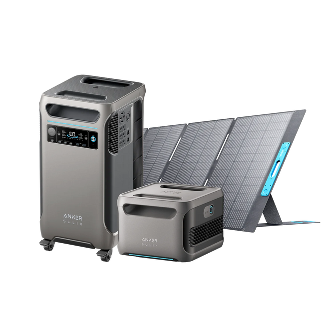 Anker SOLIX F3800 All-in-One Power Solution: 7680Wh with Expansion & Solar