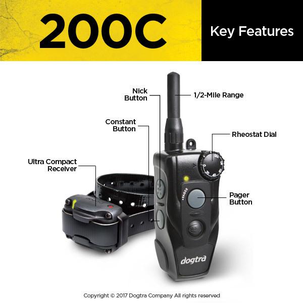 Dogtra 200C Remote Dog Training Collar - Transform Your Dog Training Experience