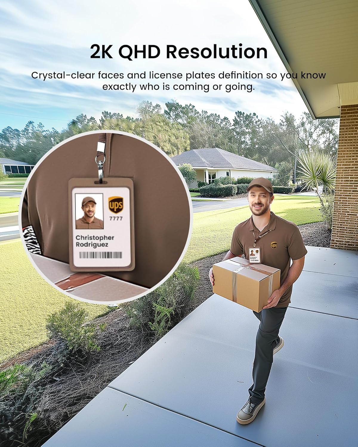 AOSU Outdoor Wireless Solar Security Cameras 2-Camera Kit - Crystal Clear Surveillance
