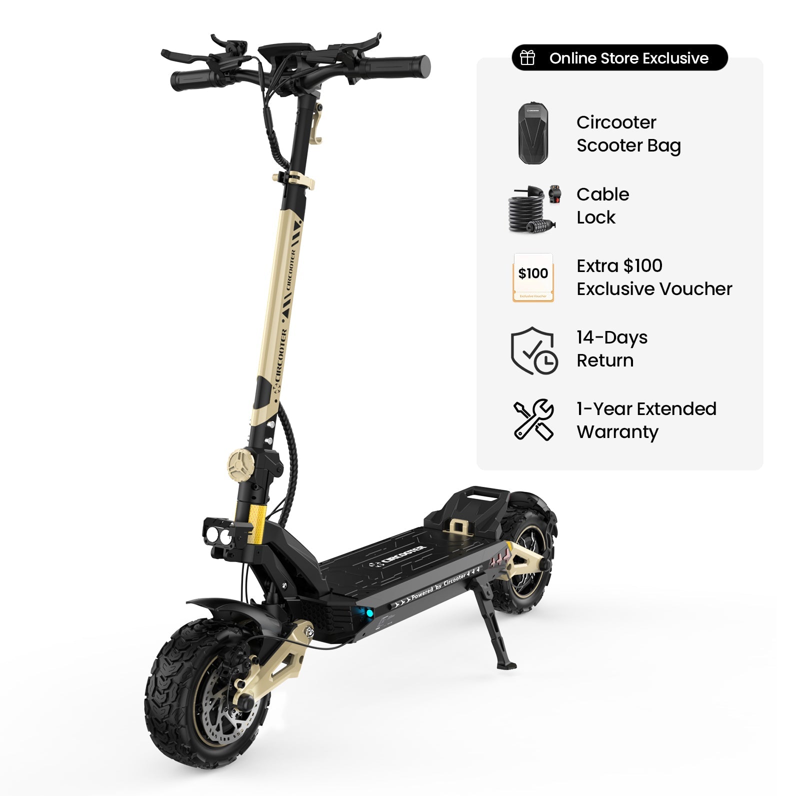 Circooter Cruiser Pro 2400W - The Ultimate Off-Road Electric Scooter