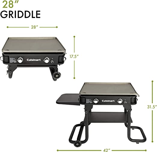 Cuisinart 28-Inch Outdoor Dual-Burner Gas Griddle - Your Ultimate Grilling Companion