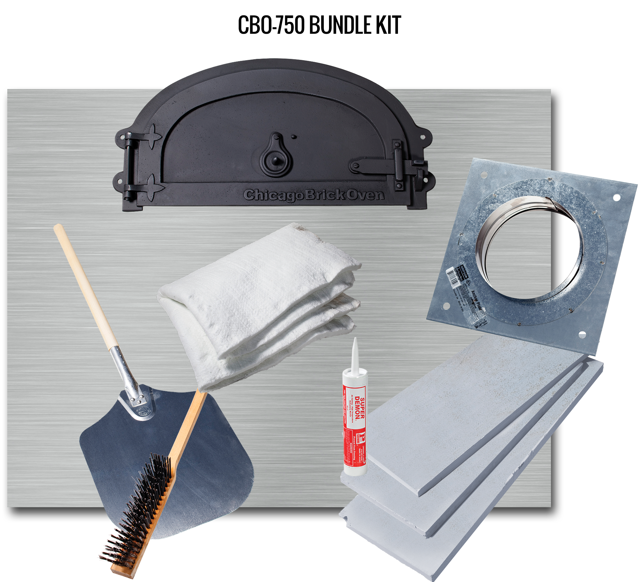 Chicago Brick Oven - CBO 750 Hybrid Pizza Oven DIY Kit (Residential) | Dual-Fuel (Gas and Wood) - The Ultimate Pizza Oven for Your Home