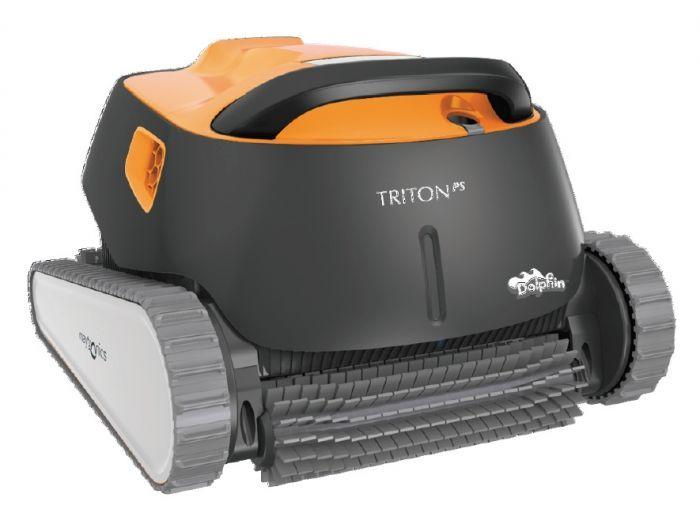 Maytronics Dolphin Triton PS Robotic Pool Vacuum: Clean Your Pool Effortlessly with Caddy & Cover