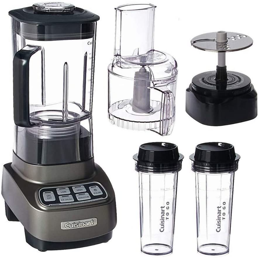 Cuisinart ReMixtrio 3-in-1 Blender/Food Processor with Travel Cups - Your Kitchen Powerhouse!