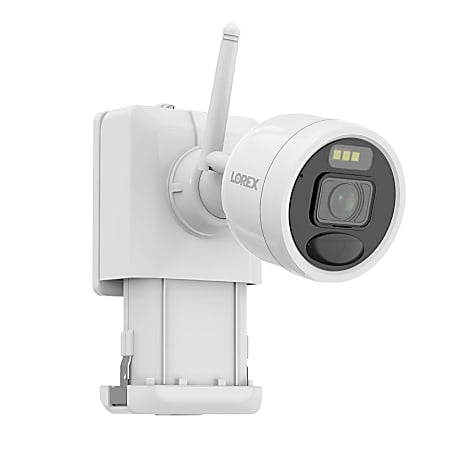 Lorex 8-Camera 2K 4.0-MP NVR Security System with 4 Outdoor Wi-Fi Battery Cameras, White