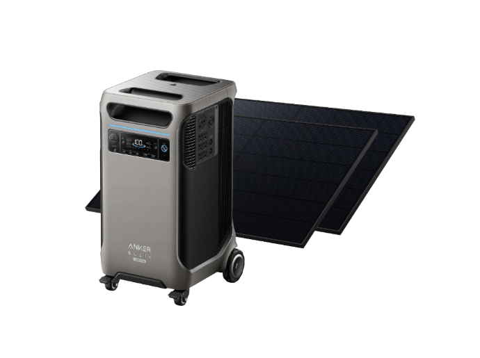 Anker SOLIX F3800 Plus Home Power Solution Bundle: Portable Power Station, Solar Panels, and More