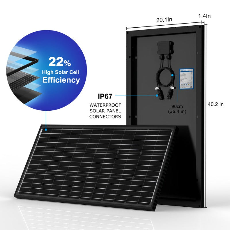 Acopower Lithium Battery Mono Solar Power Complete System