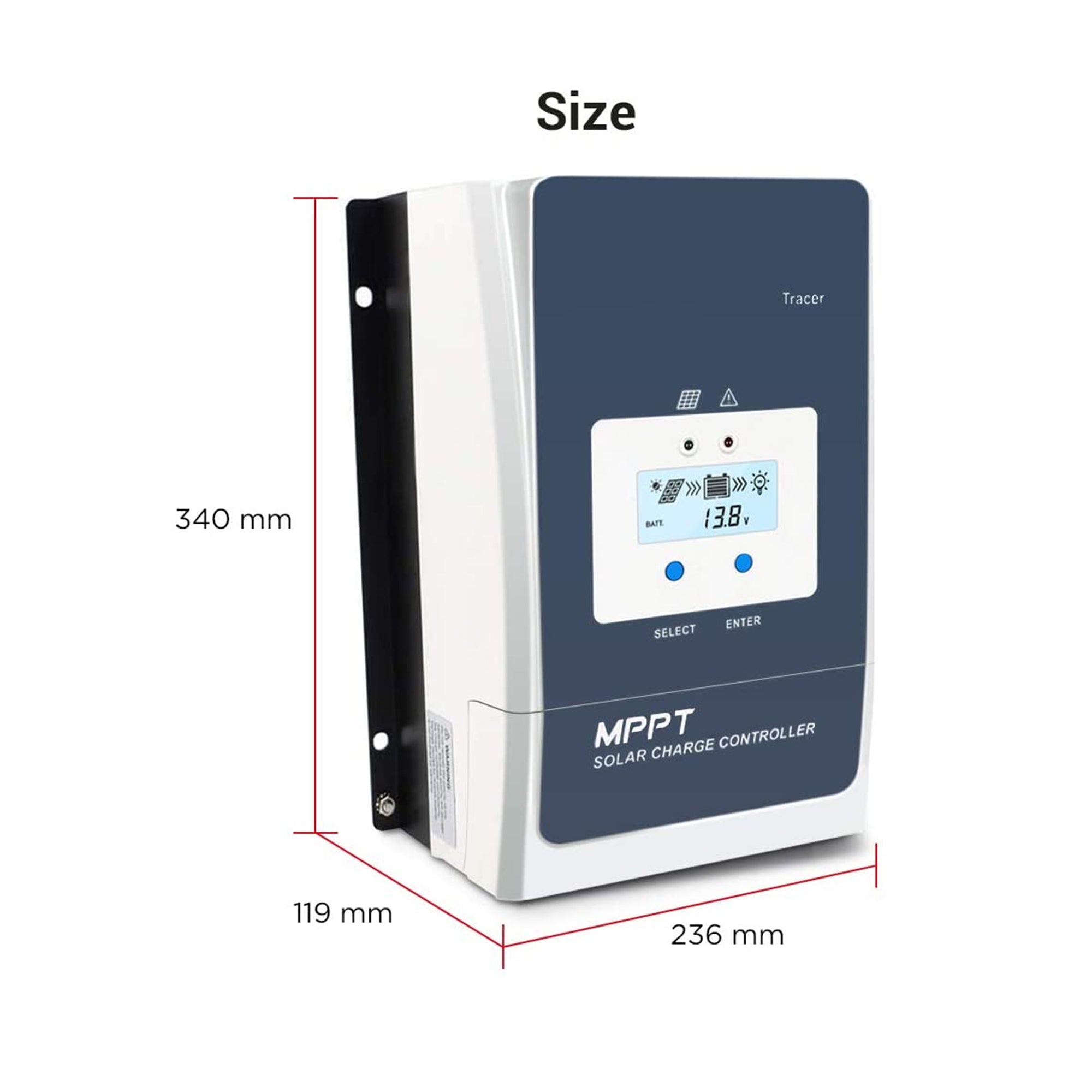 Acopower High - Efficiency 60A MPPT Solar Charge Controller