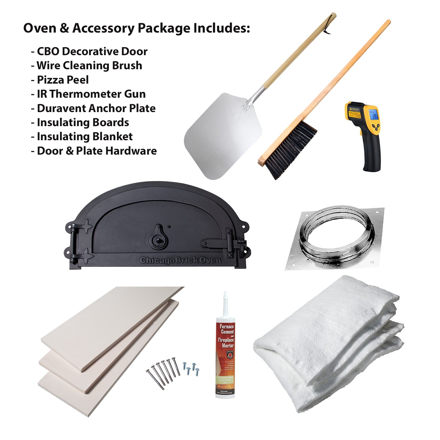 Chicago Brick Oven - CBO 750 Hybrid Pizza Oven DIY Kit (Commercial) |  Dual-Fuel (Gas and Wood) - The Ultimate Pizza Oven for Your Commercial Kitchen
