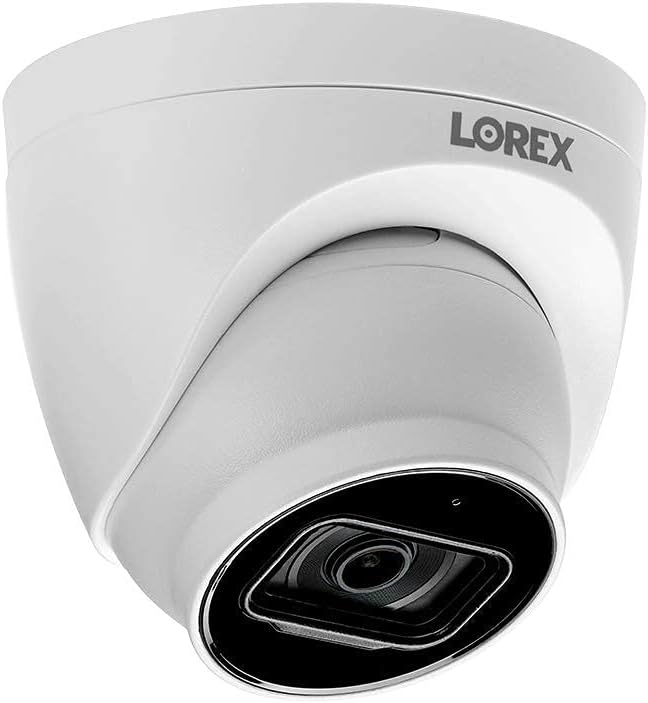 Lorex E841CD-E 4K Ultra HD Add-on IP Dome Security Camera with Advanced Features