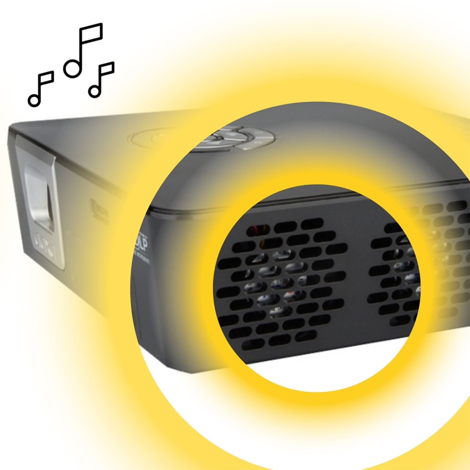 AAXA P6X Ultra-Portable DLP Projector with 4-Hour Battery and Wireless Mirroring