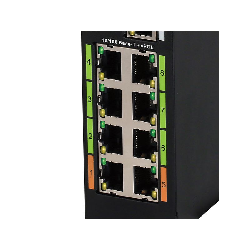 Lorex AEX8 8-Port Extended Power over Ethernet Switch - Your Surveillance Network's Powerhouse