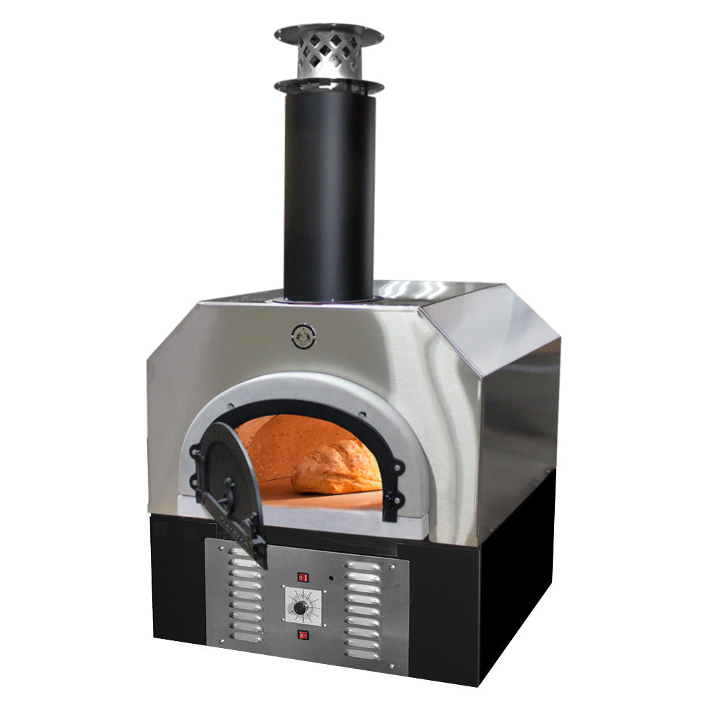 Chicago Brick Oven - CBO 750 Hybrid Countertop Pizza Oven: The Ultimate Dual Fuel (Gas and Wood) Cooking Companion