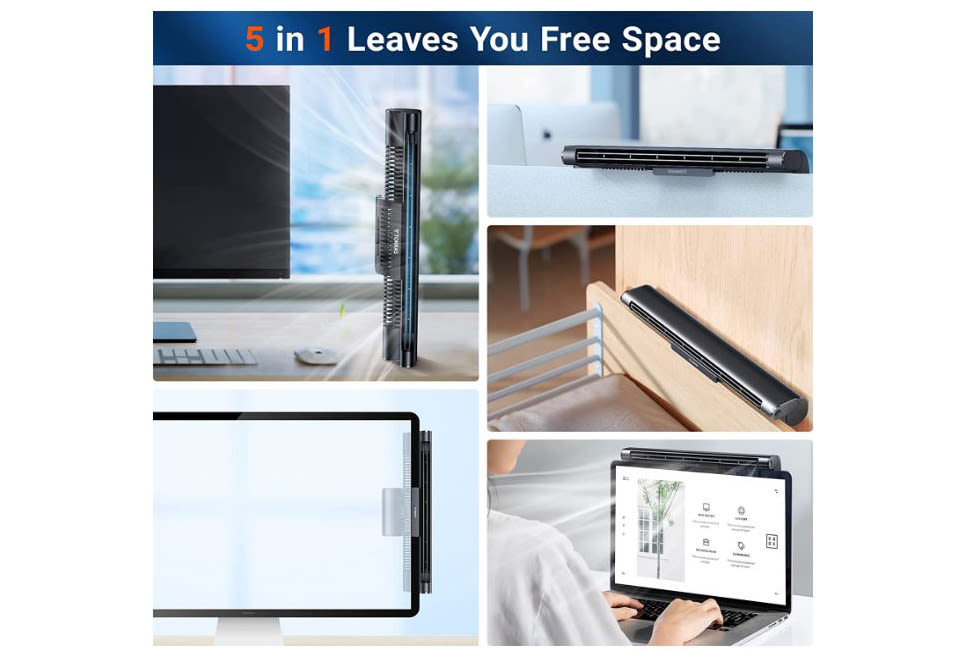 CoolFlow Pro: The Ultimate Computer Monitor Bladeless Fan