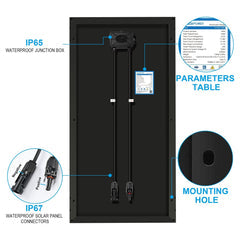 Acopower High-Efficiency 100W Mono Pack (2x100W)