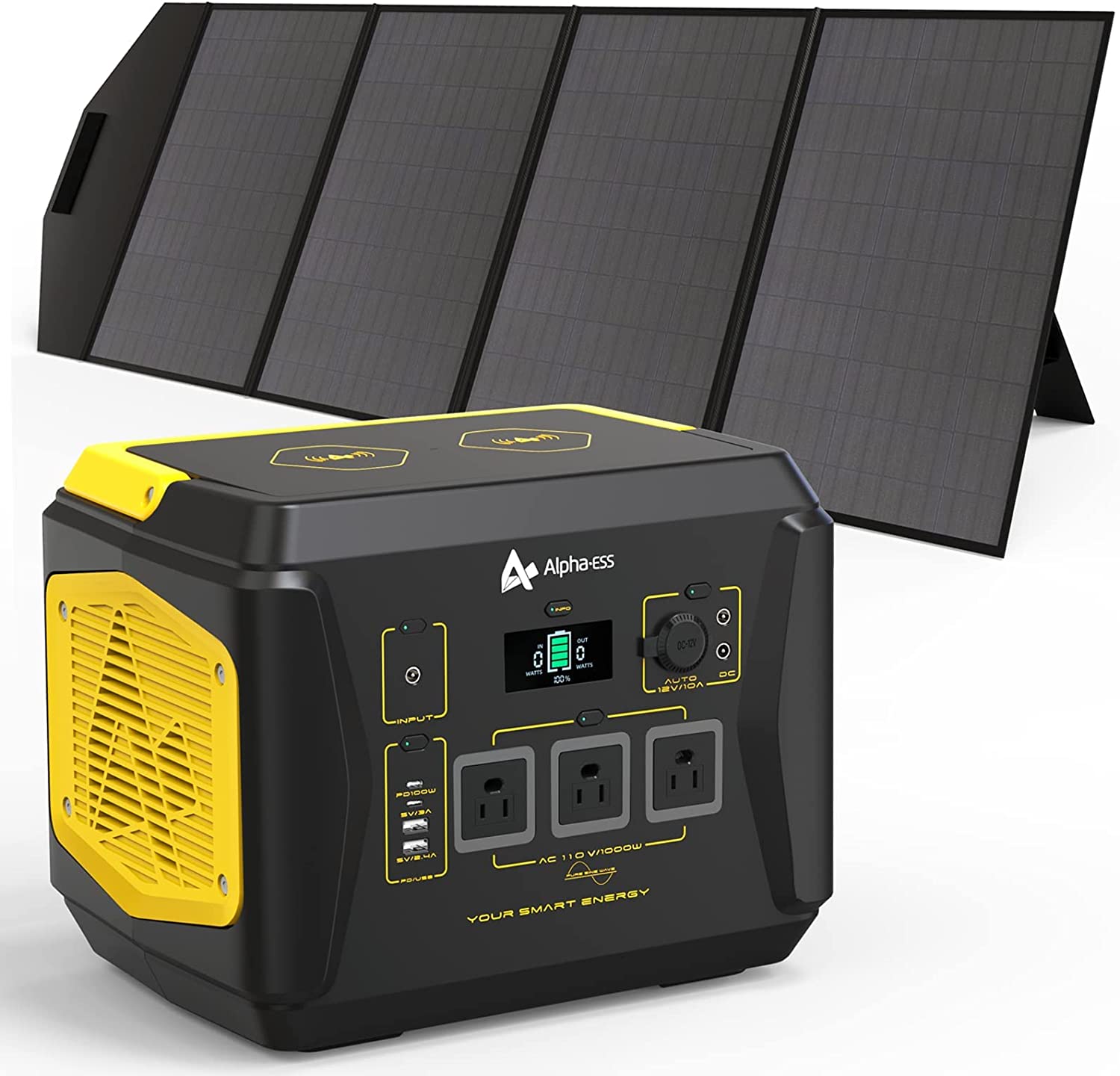 AlphaESS BlackBee 1000W Ultra-Powerful Portable Power Station