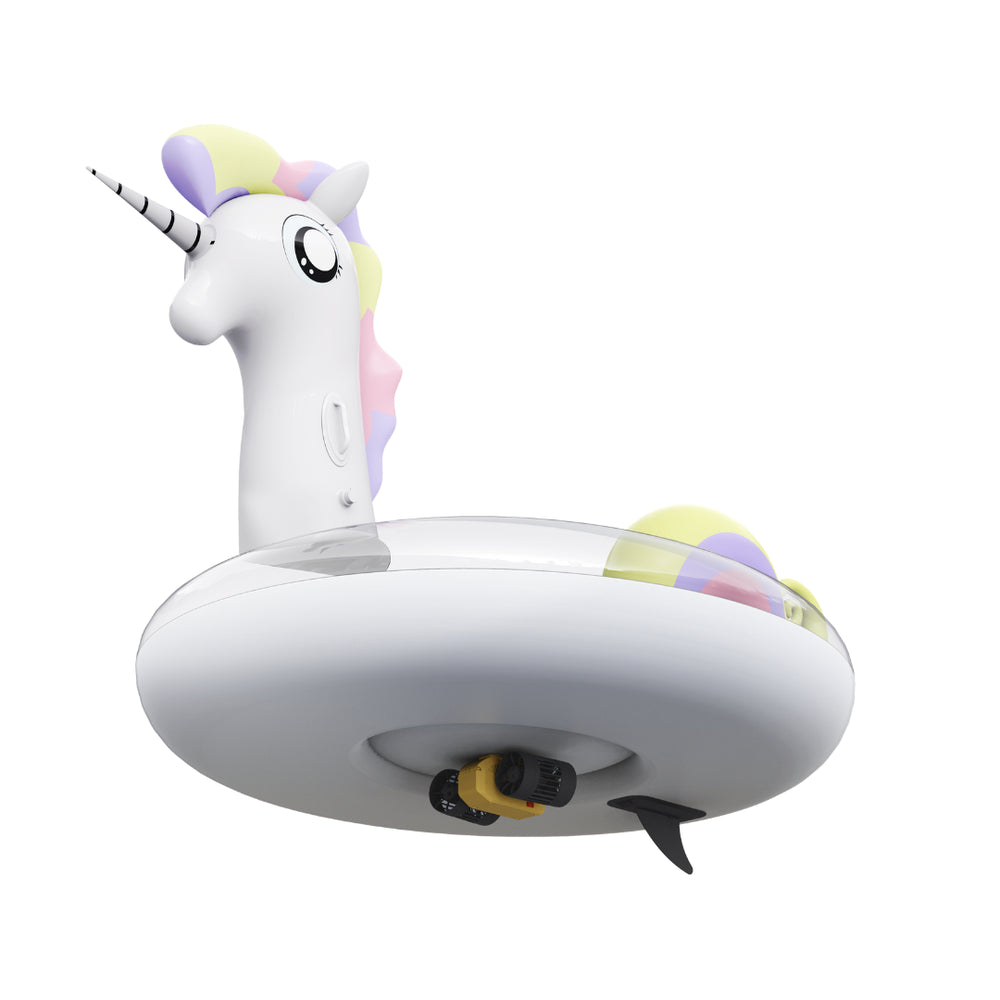 LEFEET C1 Fizzyfloat Unicorn Inflatable Ride with Remote Control - Magical Water Fun!