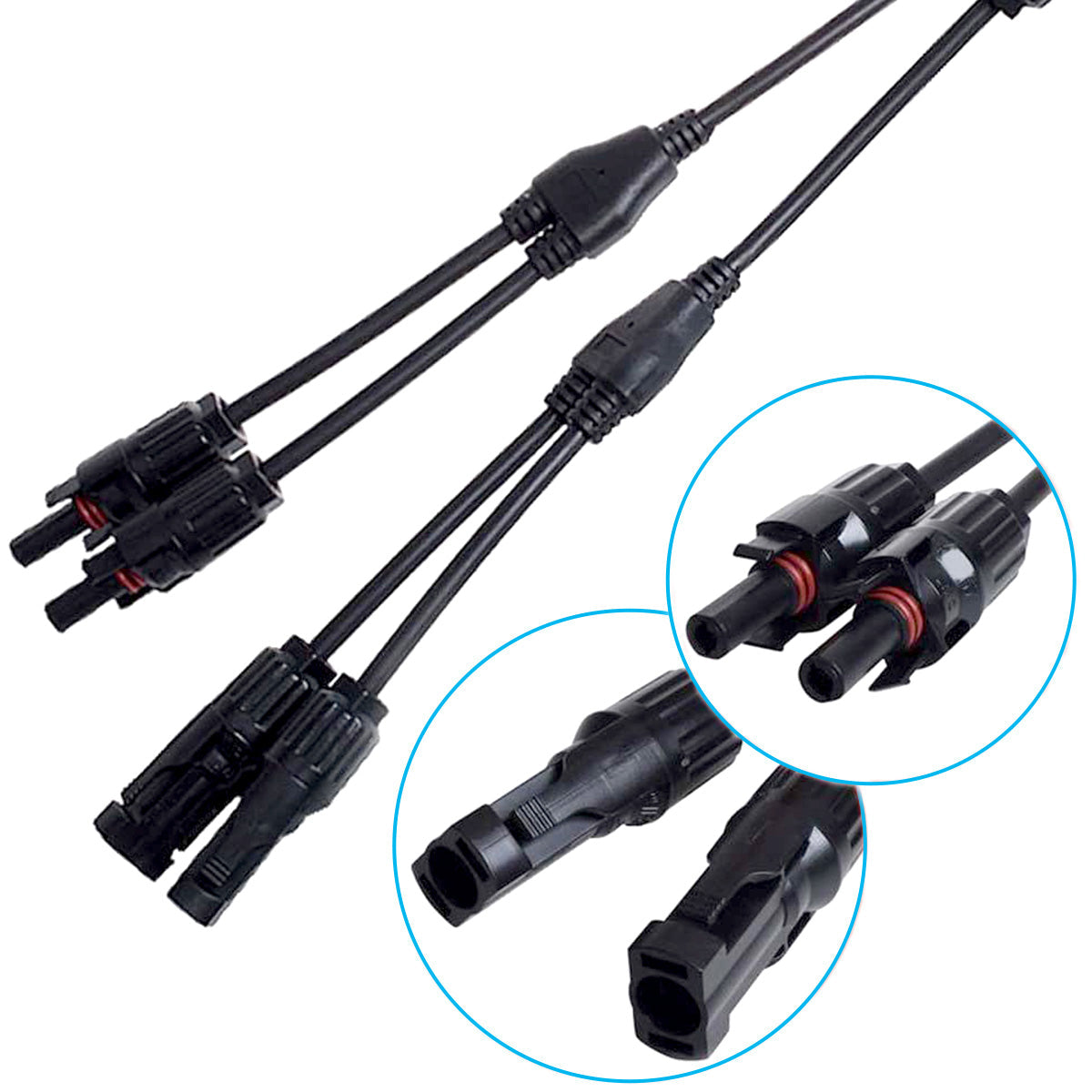 Acopower Solar Panel Connector HY-AS-MC4TY: Quick & Reliable Connection