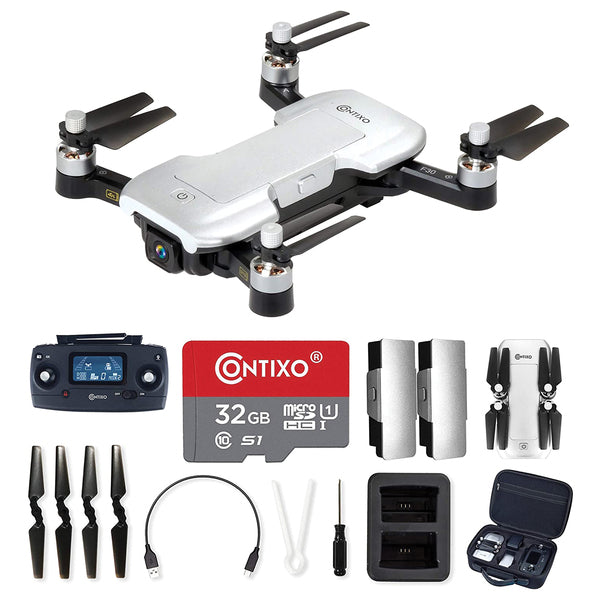Contixo F30: The Ultimate Compact 4K UHD GPS Drone with Accessories