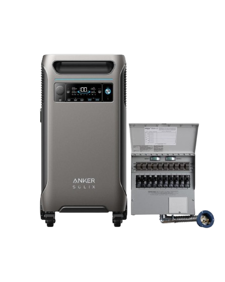 Anker SOLIX F3800 Home Power Solution with Transfer Switch Kit and FREE Protective Bag