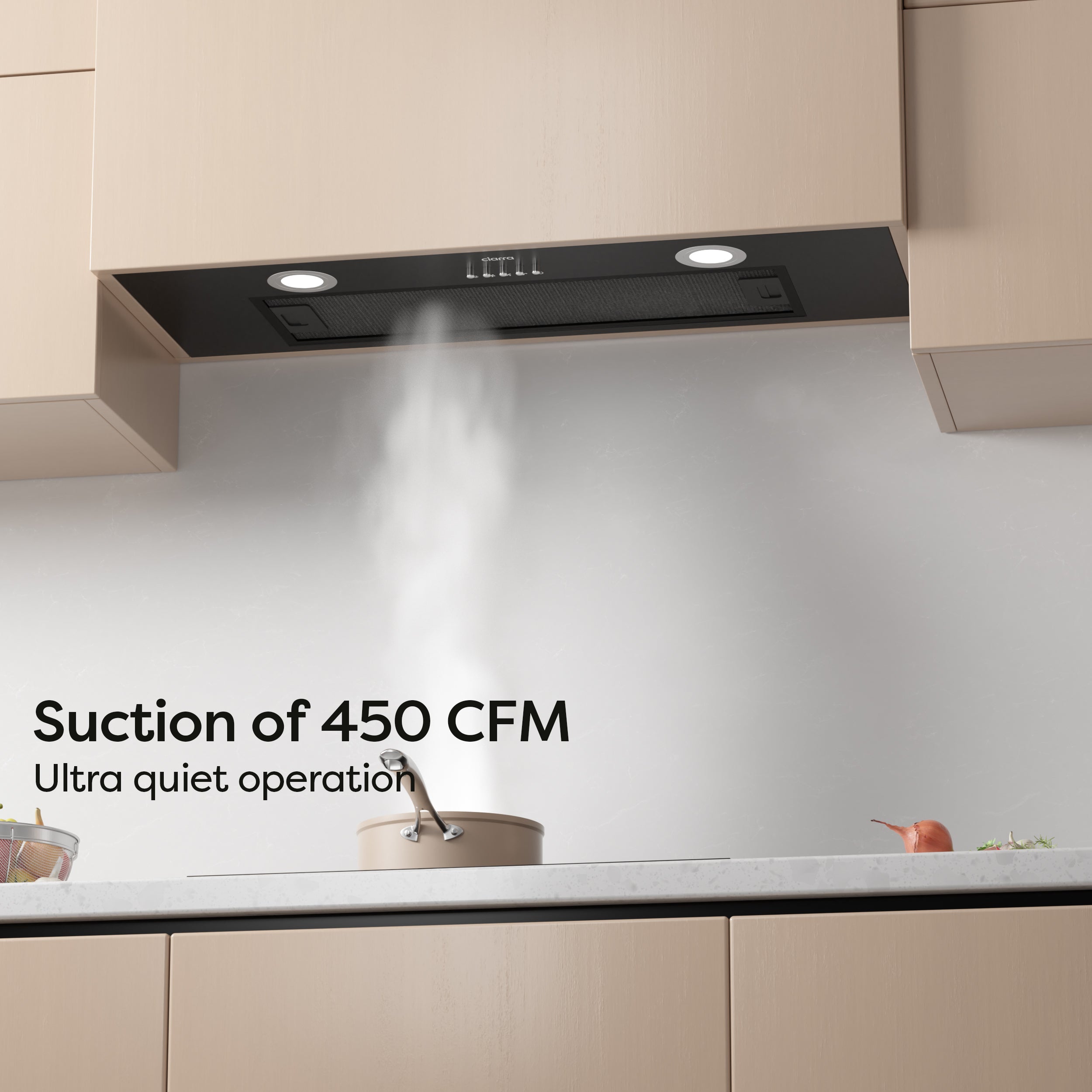 CIARRA 29" Built-In Under Cabinet Range Hood - The Ultimate Kitchen Helper