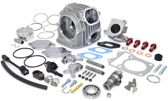 Power - Up Your Honda Grom & Monkey! Koso 4V Cylinder Head Kit (128 - 16)