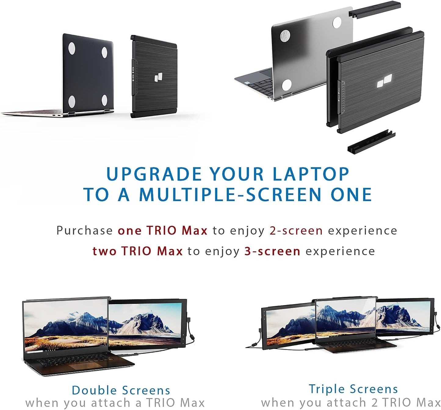 Mobile Pixels Trio Max 2.0 - The Ultimate Portable Triple-Screen Powerhouse