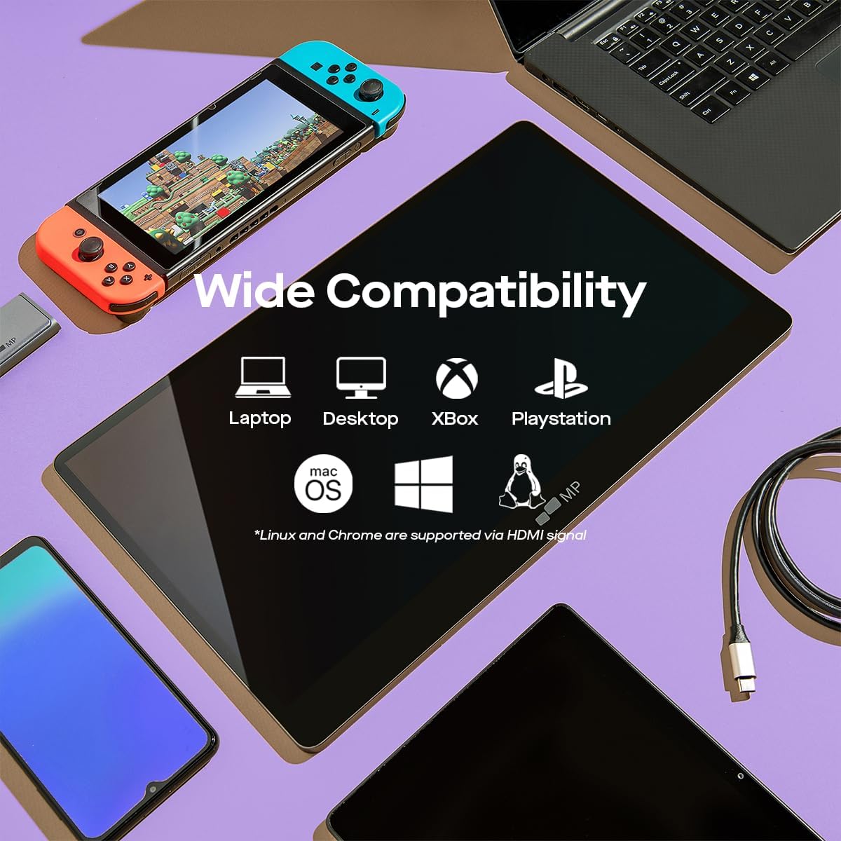 Mobile Pixels Glance Plus 15.6" HD OLED Portable Monitor
