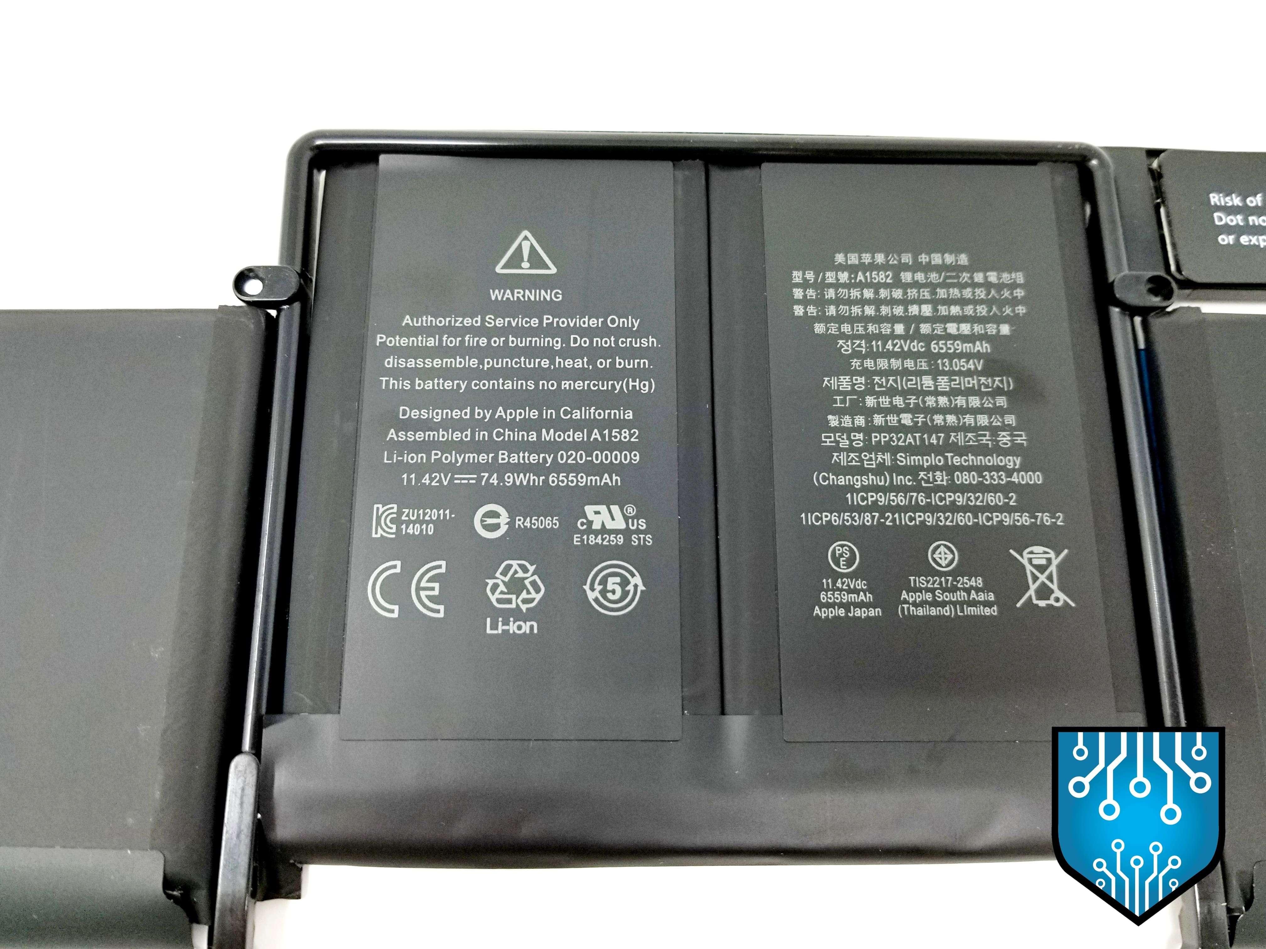 Power Up Your 2015 13-Inch MacBook Pro with Our A1582 Replacement Battery