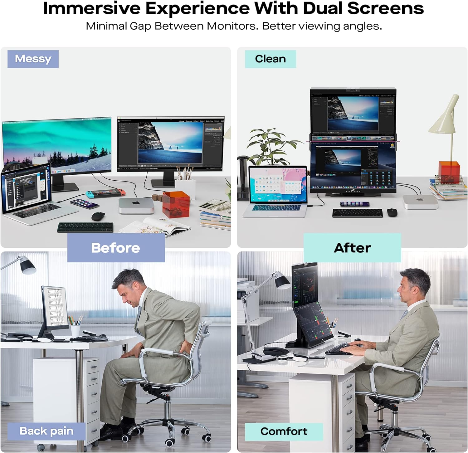 Mobile Pixels Geminos - The Ultimate Dual LCD for Your Workspace