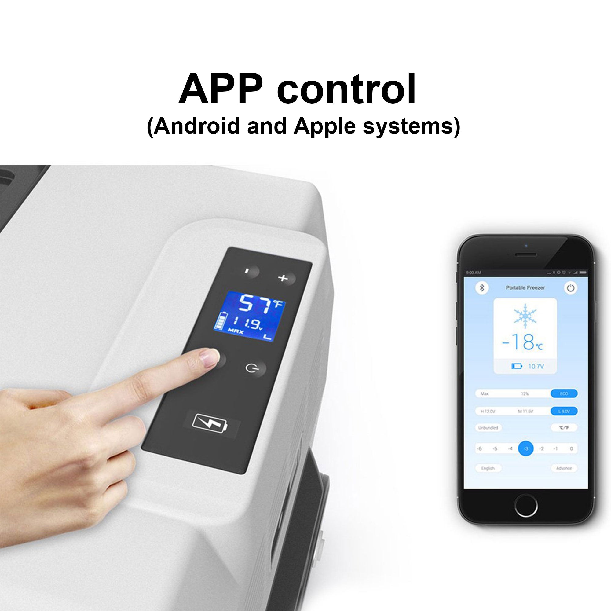 Acopower LionCooler X50A 52-Quart Portable Solar Fridge Freezer - Keep Your Food Fresh Anywhere!