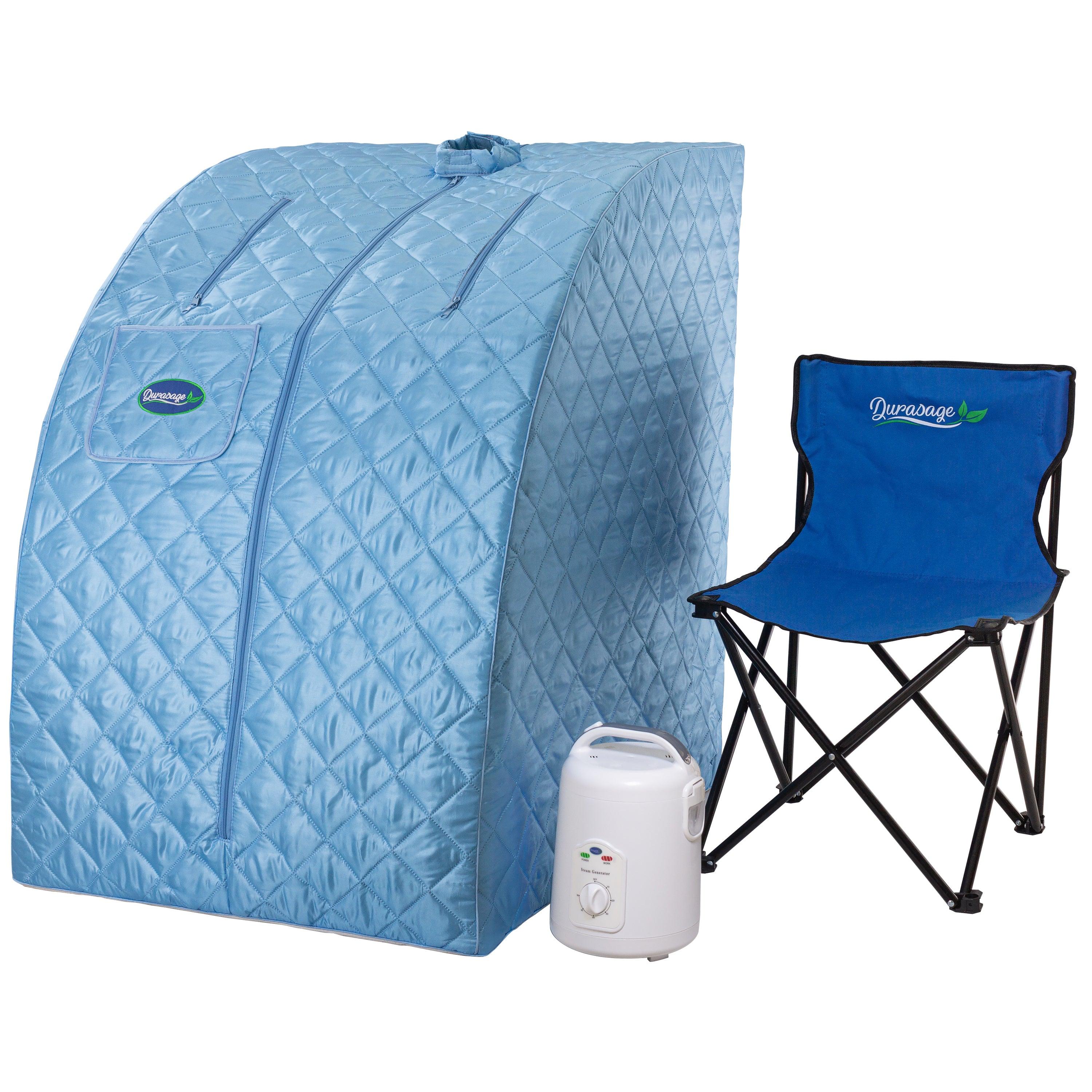 Durasage Lightweight Portable Home Steam Sauna - Relax in Style with 60-Minute Timer and 800-Watt Power