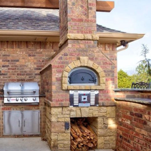 Chicago Brick Oven - CBO 750 Hybrid Pizza Oven DIY Kit (Commercial) |  Dual-Fuel (Gas and Wood) - The Ultimate Pizza Oven for Your Commercial Kitchen