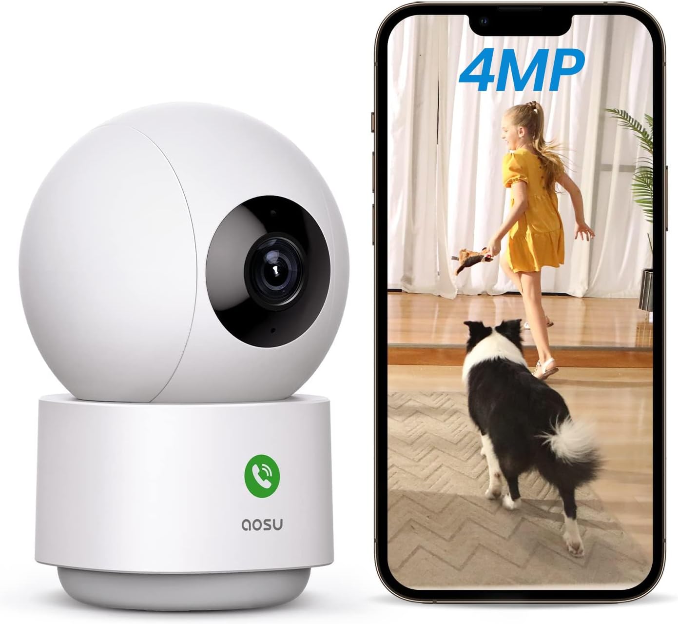 AOSU 2K Indoor Security Camera: Your Home's Protector and Companion