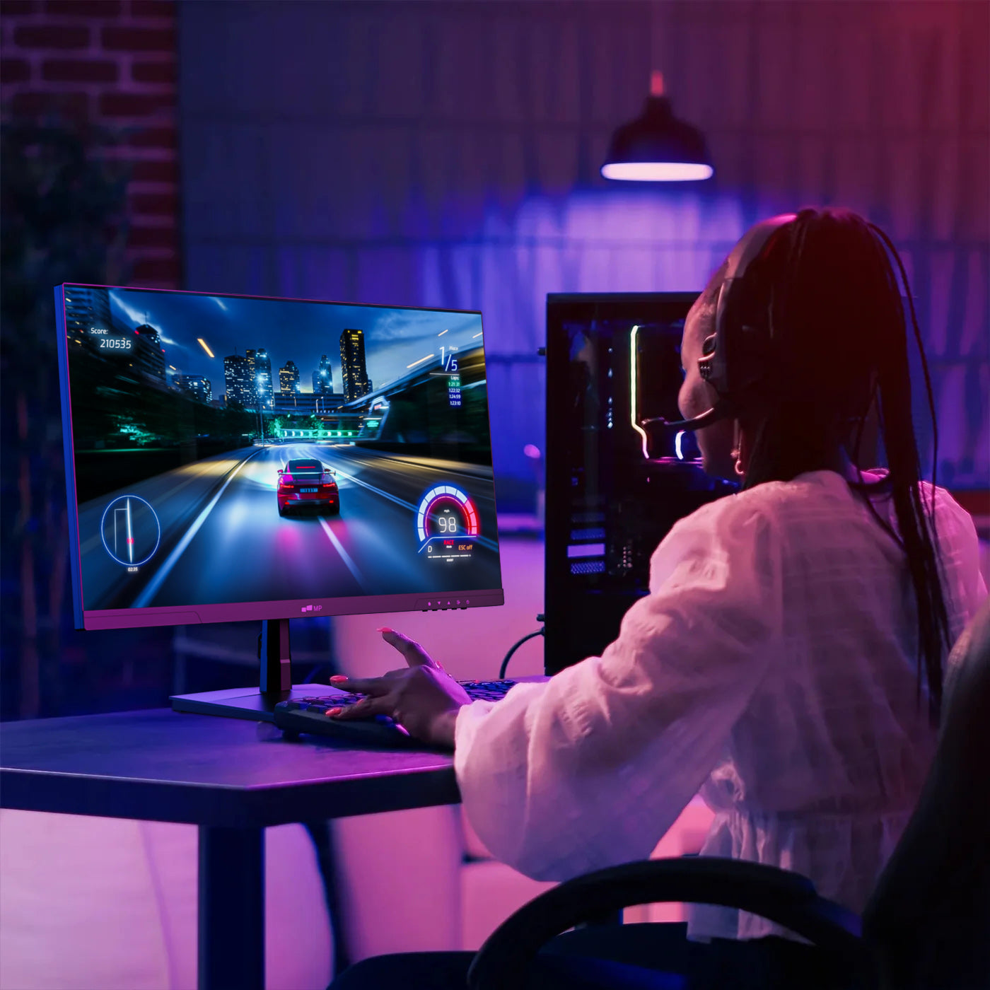 Mobile Pixels 27-UHD 4K ELED IPS LCD Desktop Monitor - Your Visual Powerhouse