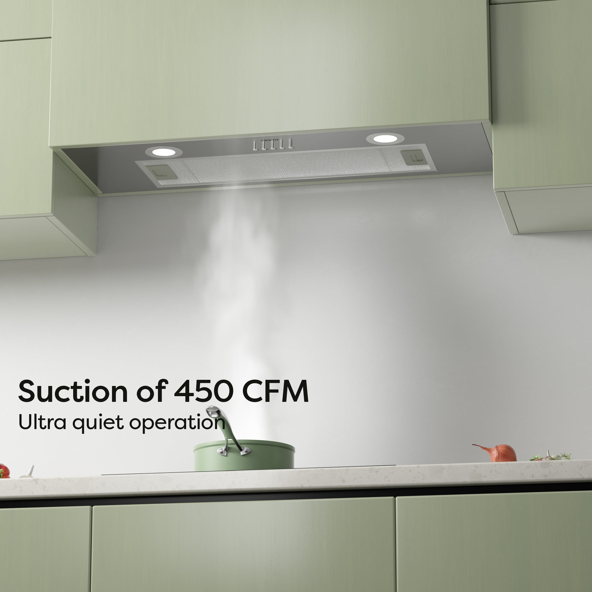 CIARRA 29'' Built-In Under Cabinet Range Hood - Your Kitchen's Odor-Eliminating Hero