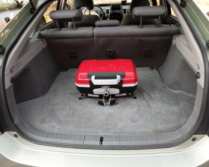 Cuisinart Fiery Red Portable Tabletop Gas Grill - Elevate Your Barbecues!