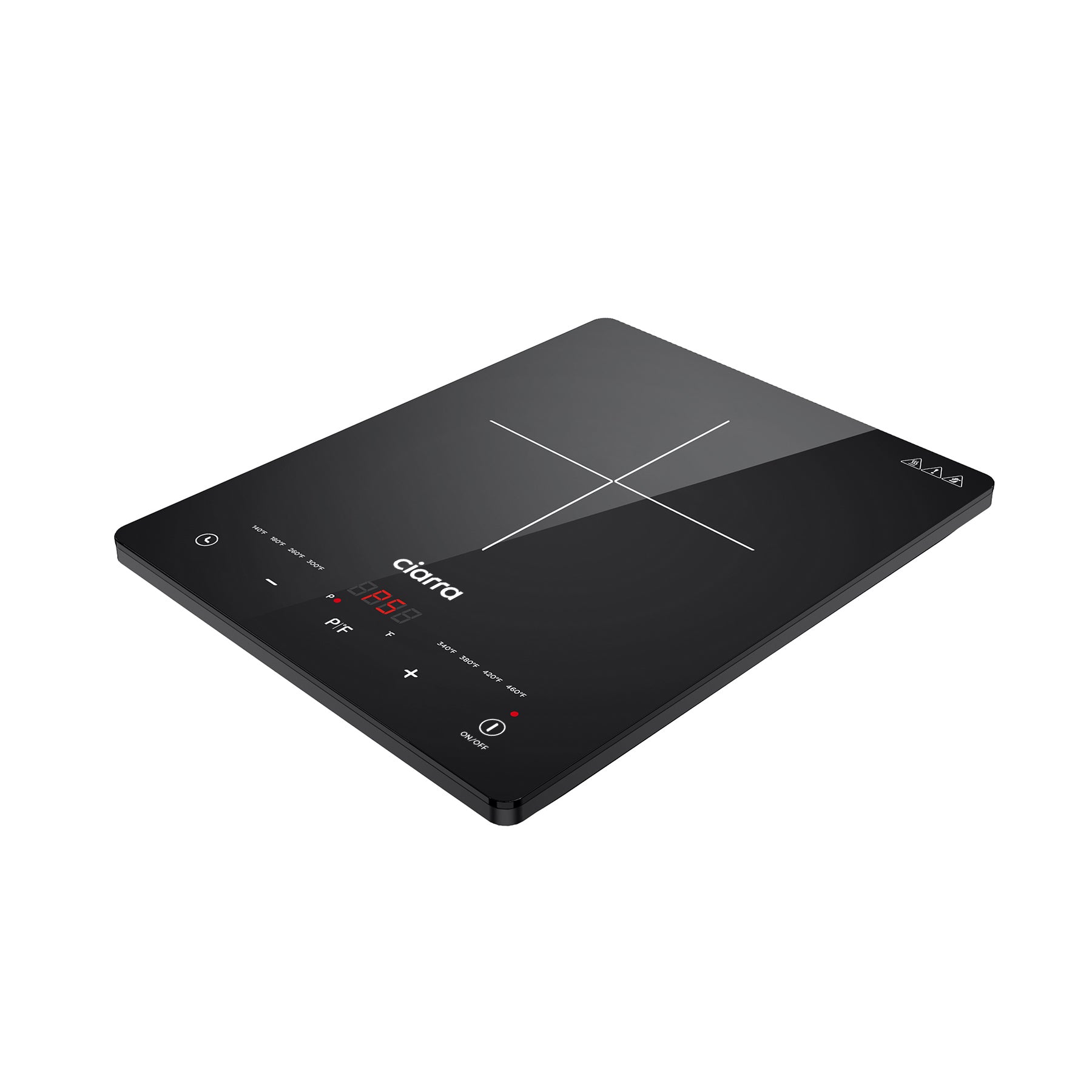 CIARRA 1800W Touch Control Portable Induction Cooktop - CATIH1-OW