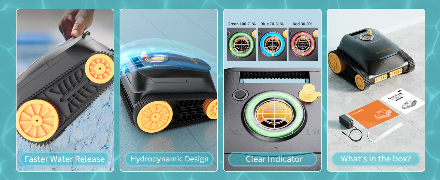 Coasteering Nebula SP5 - The Ultimate Cordless Pool Cleaner