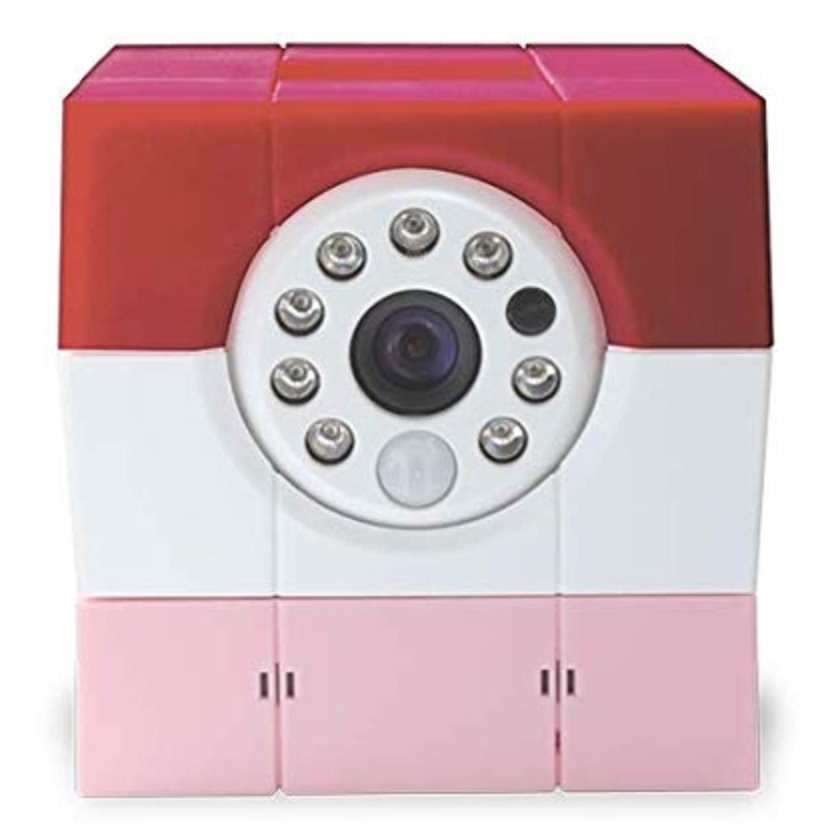 Amaryllo Pink Petite Biometric Security Camera - Your Home's Protector