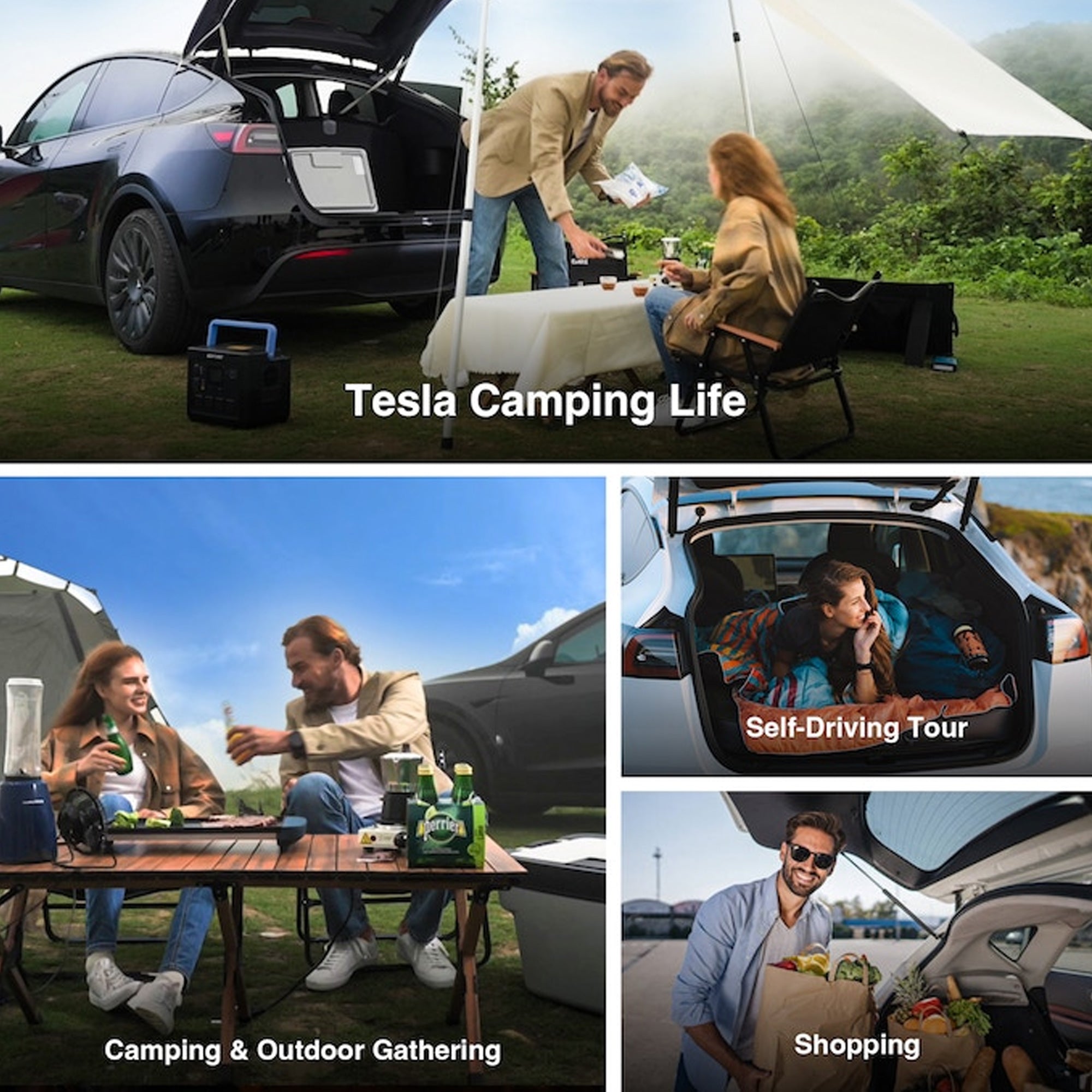 Acopower 20L Tesla Model 3 Portable Car Freezer - Keep Your Drinks and Food Cool on the Go!