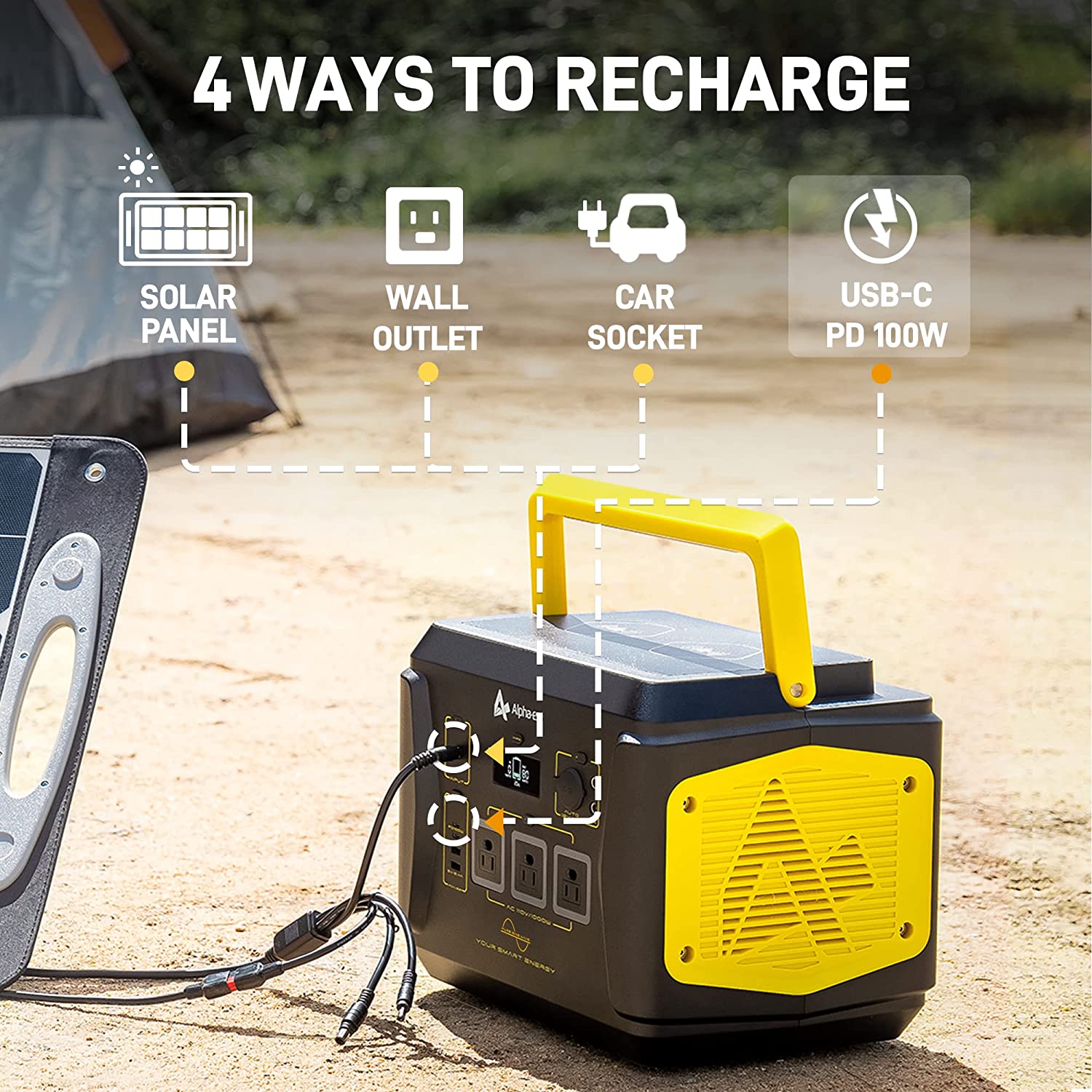 AlphaESS BlackBee 1000W Ultra-Powerful Portable Power Station