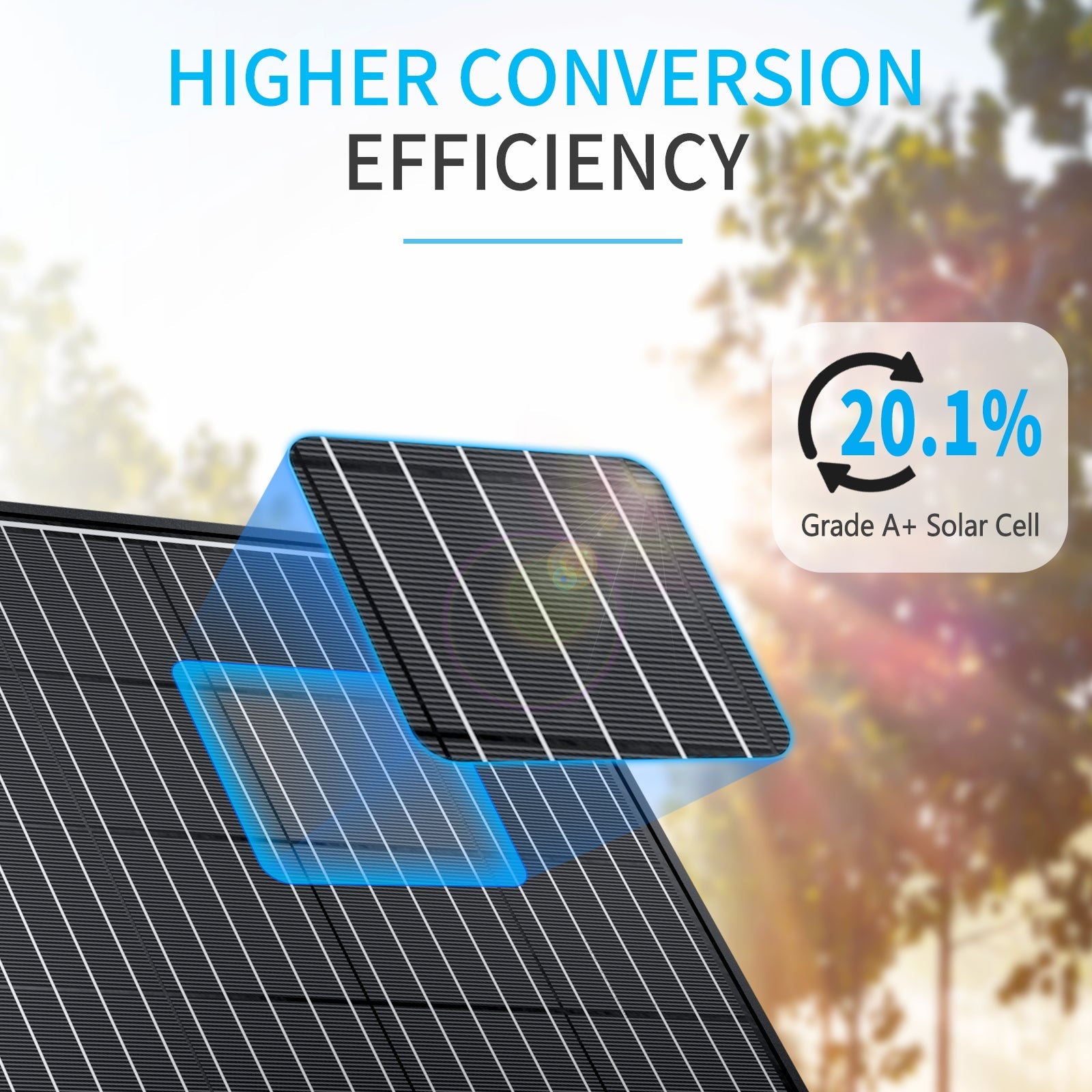 Powerful 100W Acopower Mono Solar Modules