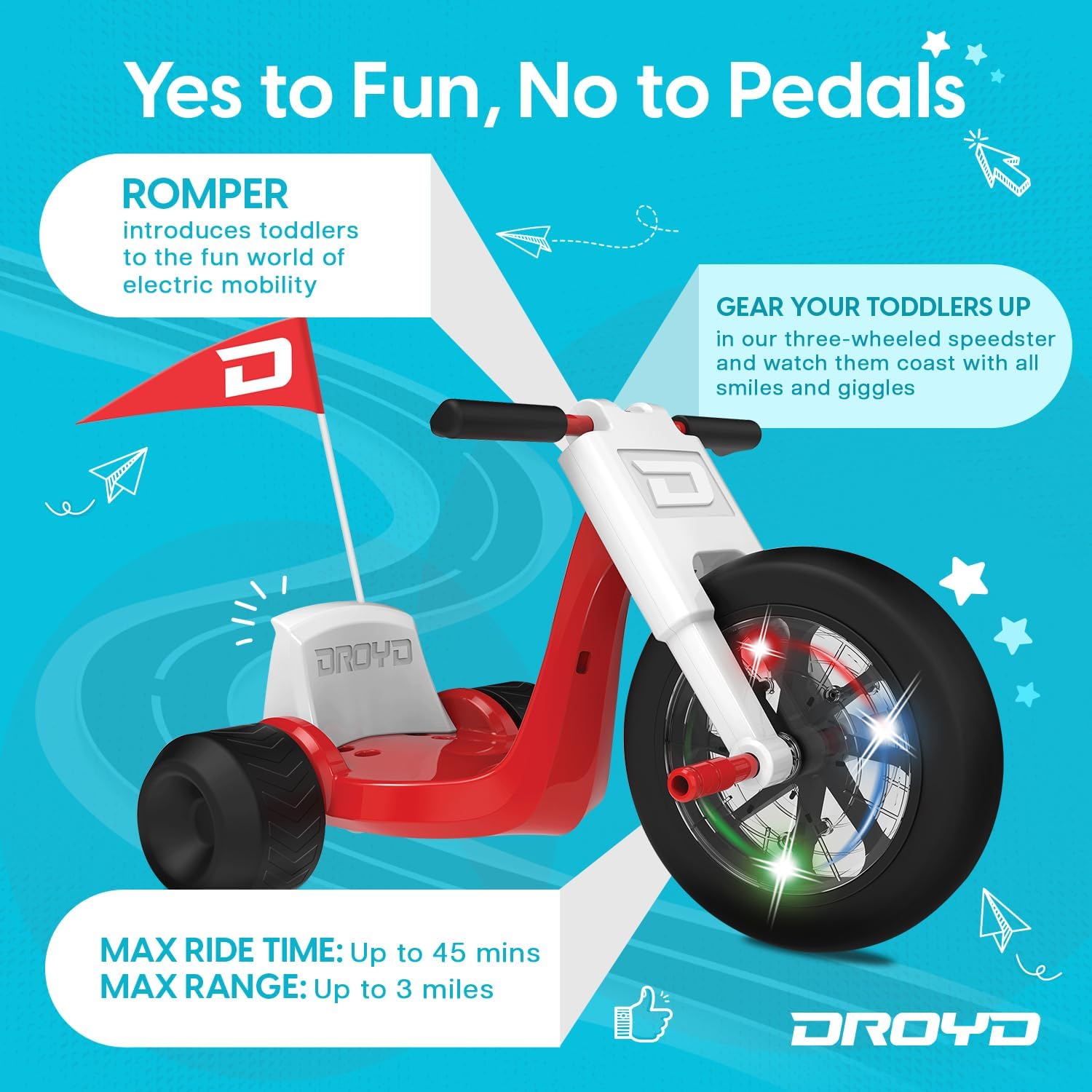 Droyd Romper Kids' Electric Adventure Trike