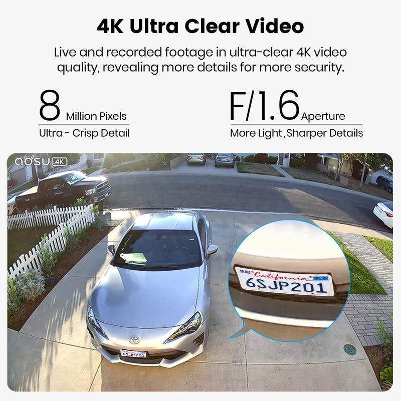 AOSU SolarCam P1 Max - Your Home's Unbeatable 24/7 Security Guardian